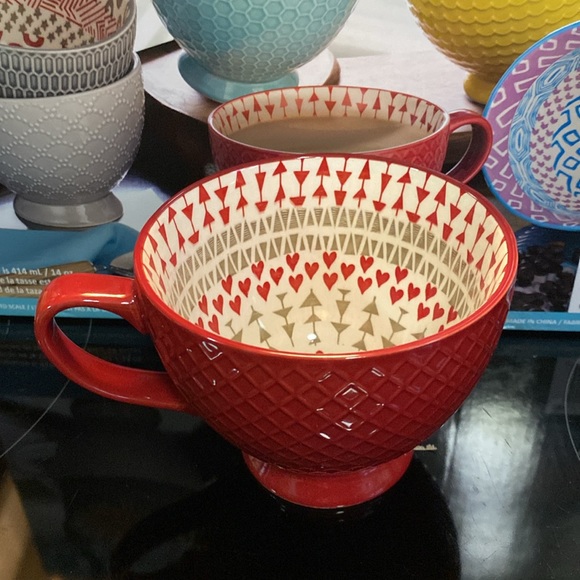 Signature Footed Coffee mugs. New in box. Set of 6 - Picture 8 of 10